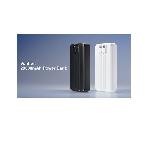 VENTION 20000mAh 22.5W Power Bank With Cables