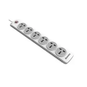 Huntkey SZN601 6 Port Power Strip with Surge Protection