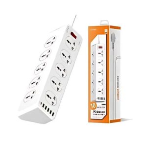 LDNIO SC10610 2Pin 10Port Power Strip
