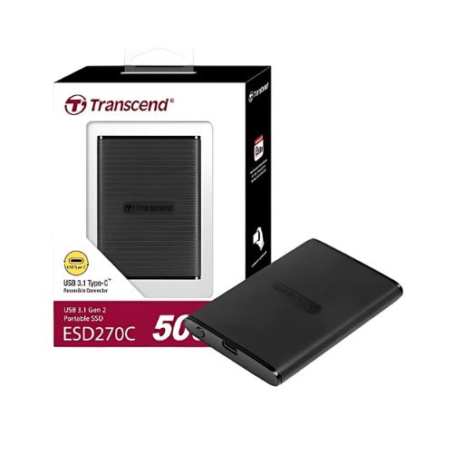 Transcend ESD270C 500GB USB3.1 Gen-2 Type-C External SSD