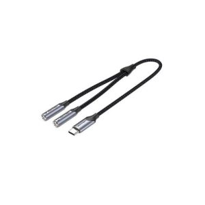 Vention BGPHY USB-C Male to 3.5mm Audio & Mic Jack Converter