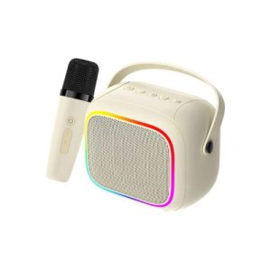 Havit SK818BT White Portable Karaoke Bluetooth Wireless RGB Speaker