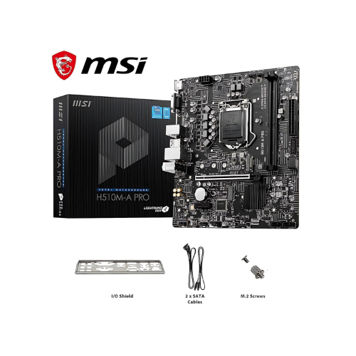 MSI H510M PRO Intel 10th Gen and 11th Gen Micro-ATX Motherboard