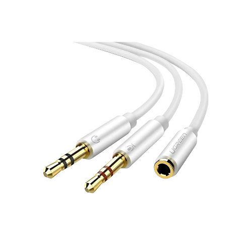 UGREEN AV140 (20897) 2x3.5mm to 3.5mm Audio Cable White