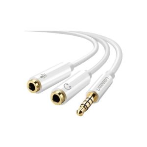 UGREEN AV141 (10789) 3.5mm to 2x3.5mm Audio Cable White