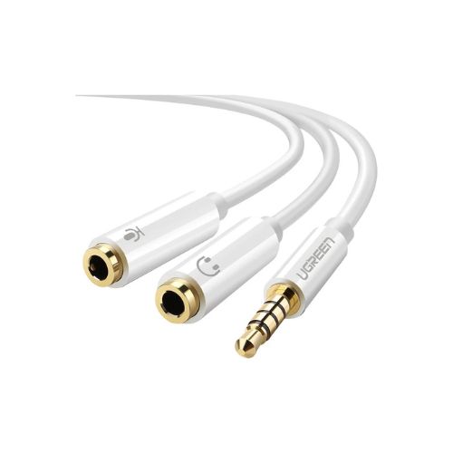 UGREEN AV141 (10789) 3.5mm to 2x3.5mm Audio Cable White