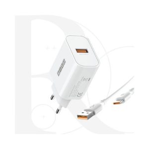 Rivo AT-01 CS 18W Quick Charger with Type-C Cable